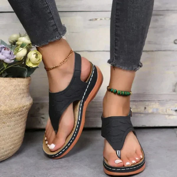 Clarks™ - De Beste Modieuze Leren Vrouwen Sandalen