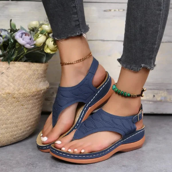 Clarks™ - De Beste Modieuze Leren Vrouwen Sandalen