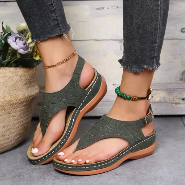 Clarks™ - De Beste Modieuze Leren Vrouwen Sandalen