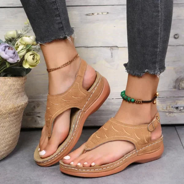 Clarks™ - De Beste Modieuze Leren Vrouwen Sandalen