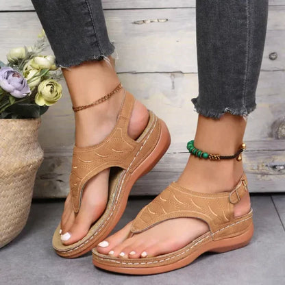 Clarks™ - De Beste Modieuze Leren Vrouwen Sandalen